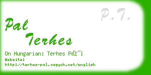 pal terhes business card